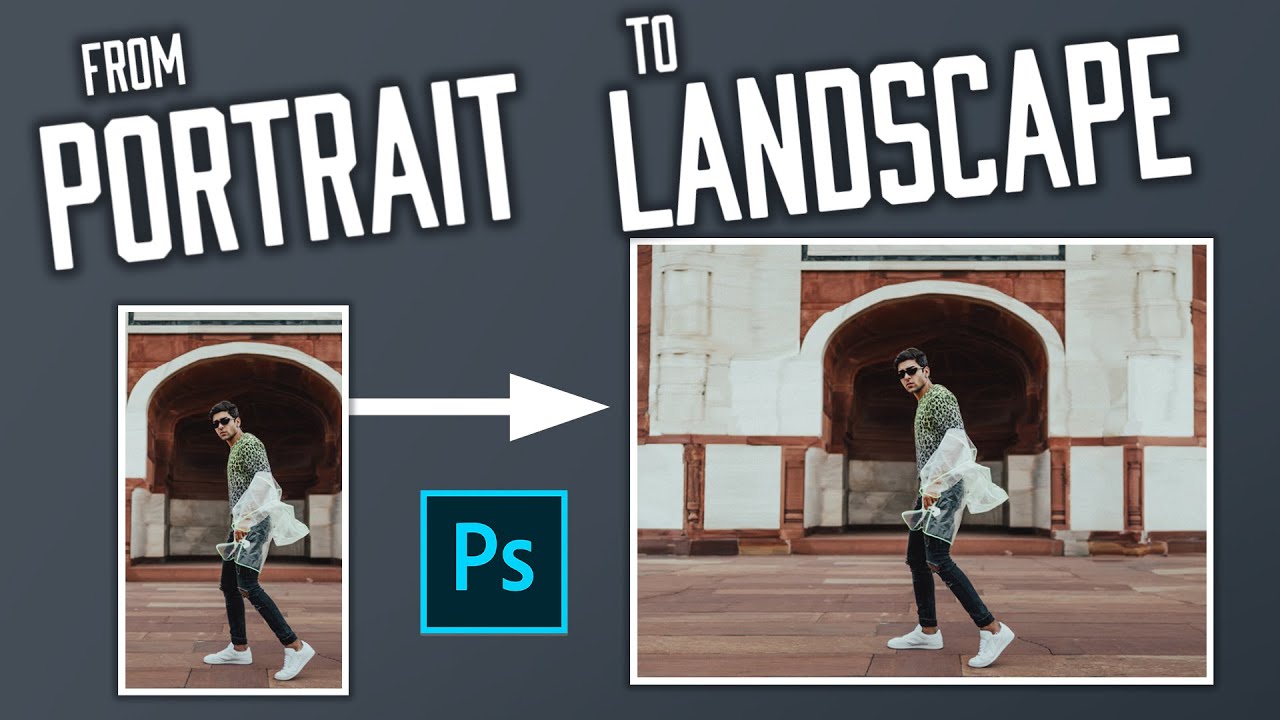 Photoshop Tutorial Landscape Images From Portrait Dieno Digital 