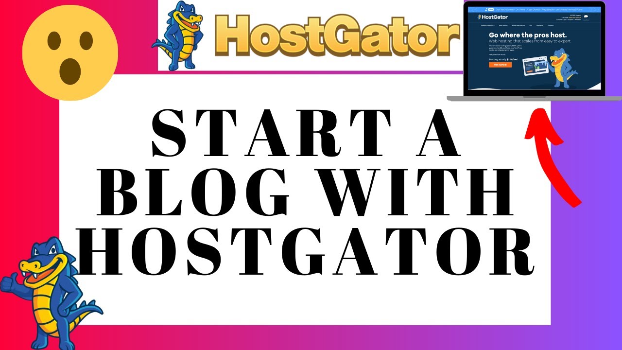 How To Start A Blog With Hostgator - WordPress Blog Tutorial