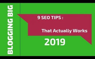 search engine optimization tips – 9 SEO tips:  Best search engine optimization technique