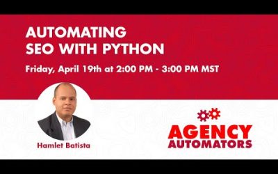 search engine optimization tips – Automating SEO with Python with Hamlet Batista