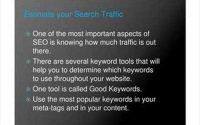 search engine optimization tips – SEO Five traffic tips – search engine optimization tips