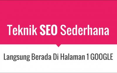 search engine optimization tips – Teknik SEO PALING SEDERHANA Langsung Masuk Page 1 Google