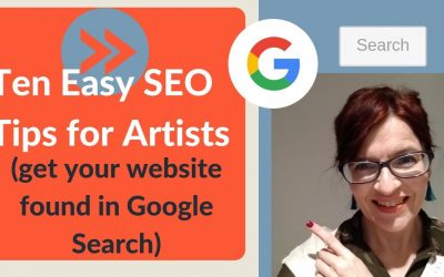 search engine optimization tips – Ten Easy SEO Tips for Artists websites – Get found in Google search.