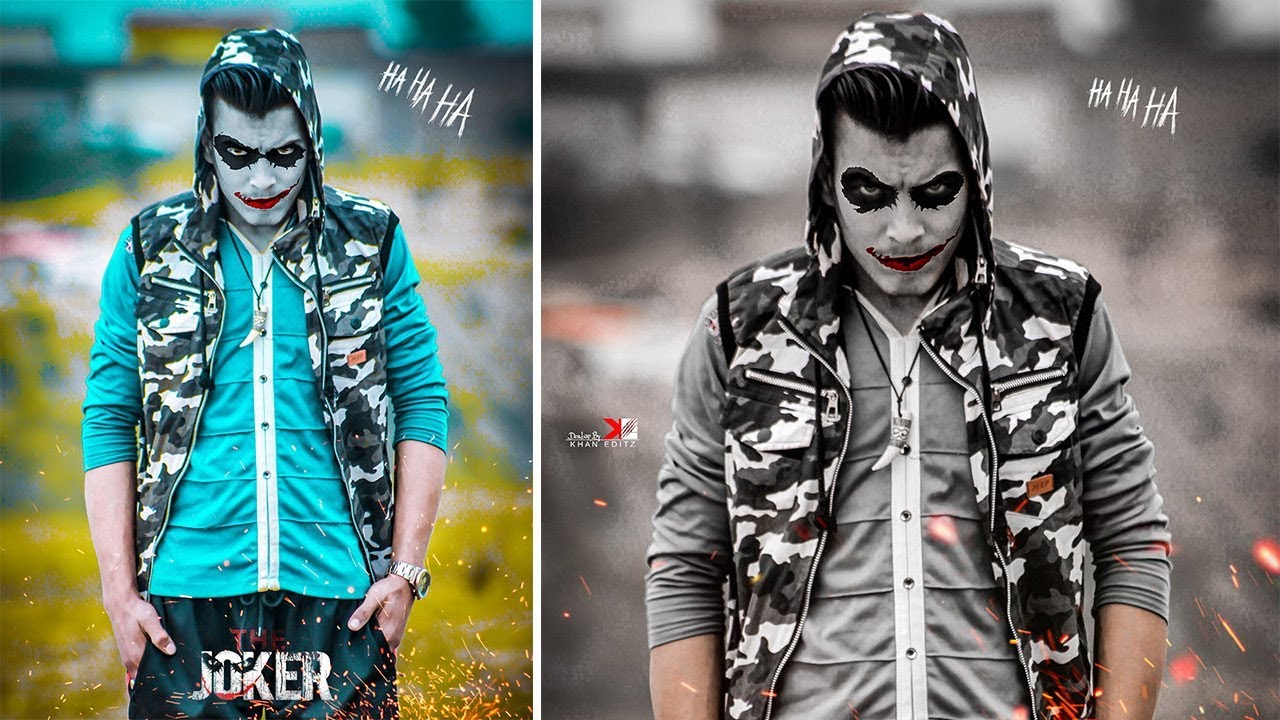 New Joker Photo Editing Tutorial In Photoshop | Step By Step || Khan Editz