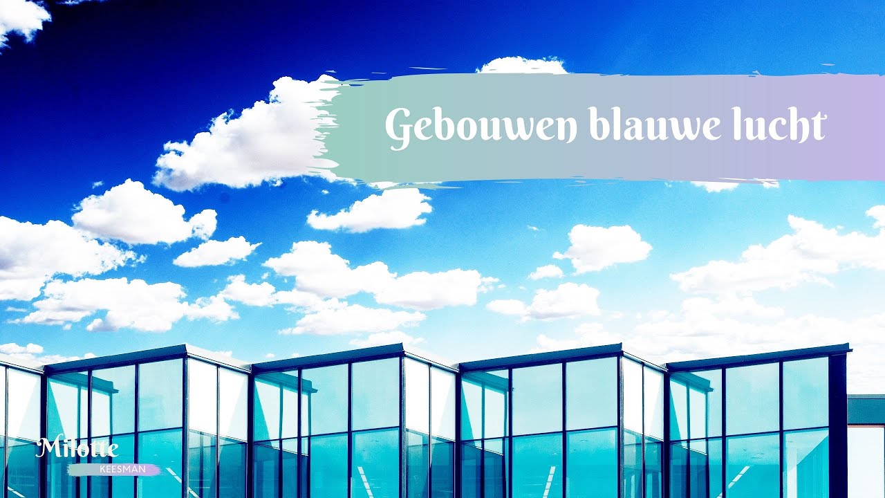 Nederlandse Photoshop tutorial 3 - Gebouwen voor blauew lucht