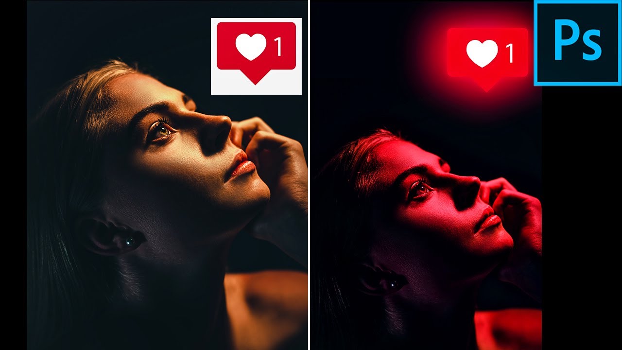 How to create Glowing Social Media Icon in Photoshop | Creative manipulation