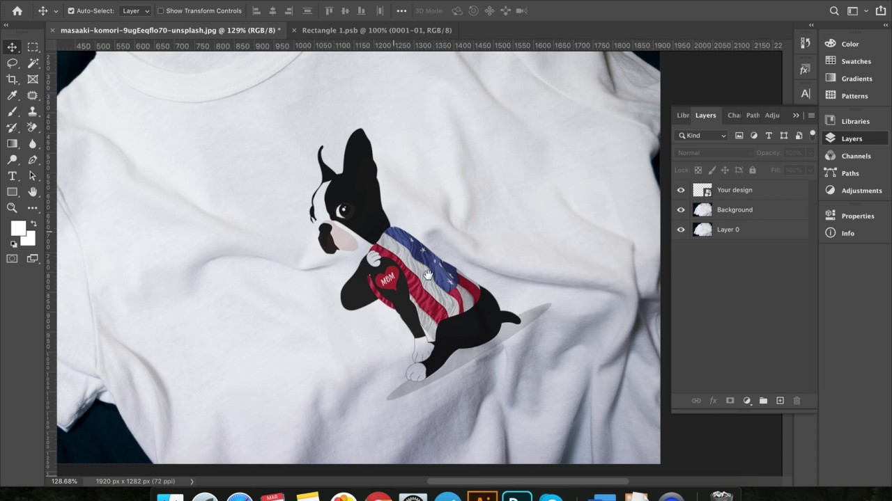 Download Create T-shirt Mockups in Adobe Photoshop (Basic turotial ...