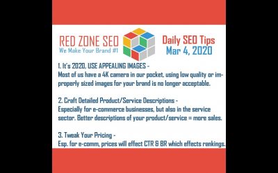 search engine optimization tips – Top 3 Daily SEO Tips – March 4, 2020