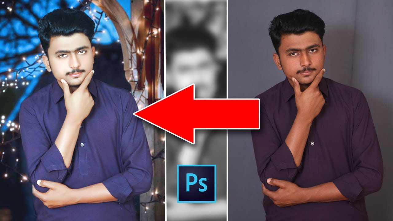 Background Change and Photo Retouch Tutorial in Adobe Photoshop Cc 2020