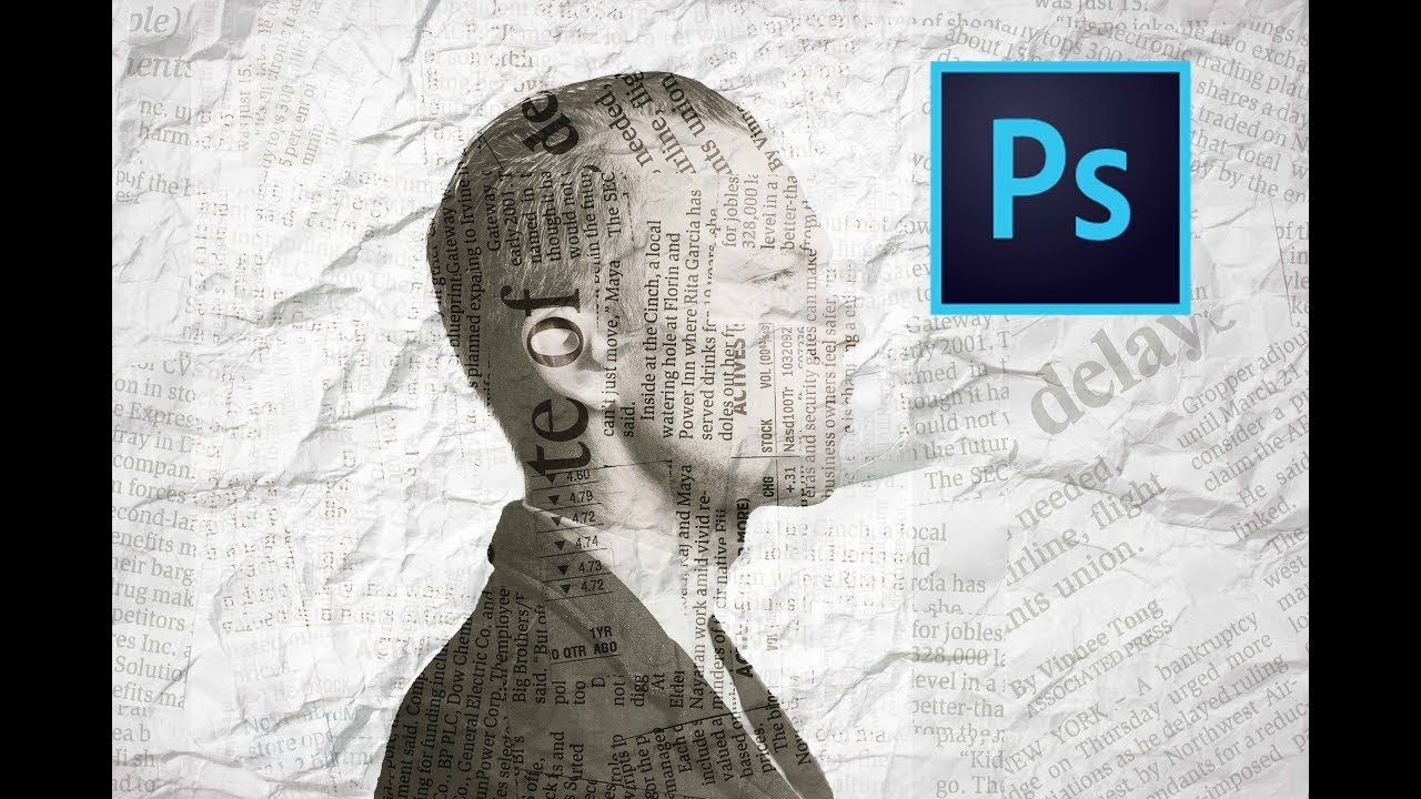 Newspaper Texture Effect Tutorial In Photoshop CC