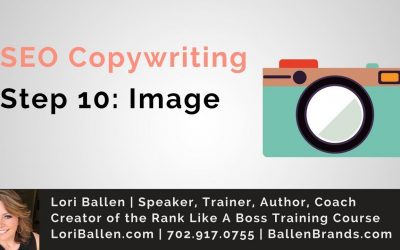 search engine optimization tips – SEO Copywriting Tips | Step 10 | Adding a Featured Image | LoriBallen.com 2018