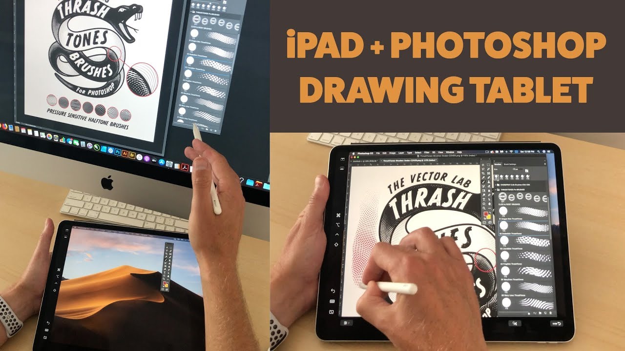 Use your iPad as a Photoshop Drawing Tablet