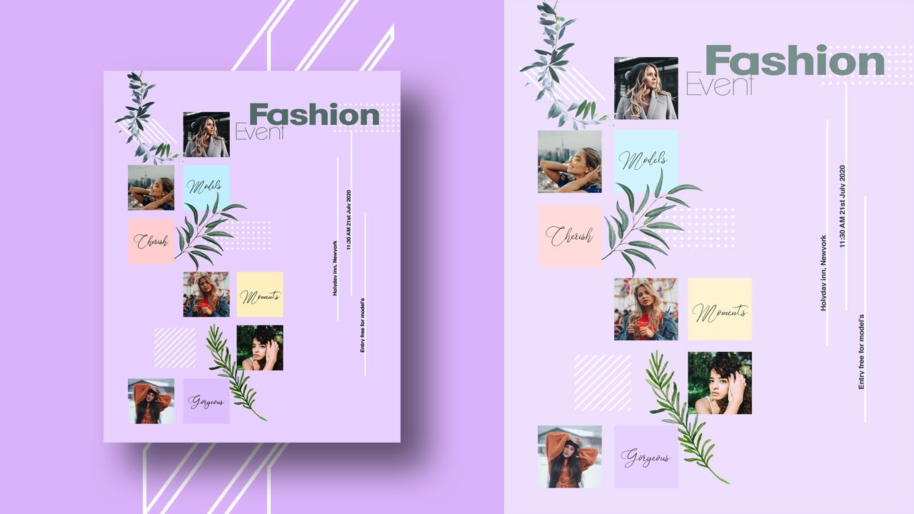 Photoshop Tutorial: Fashion Poster Design in Adobe Photoshop