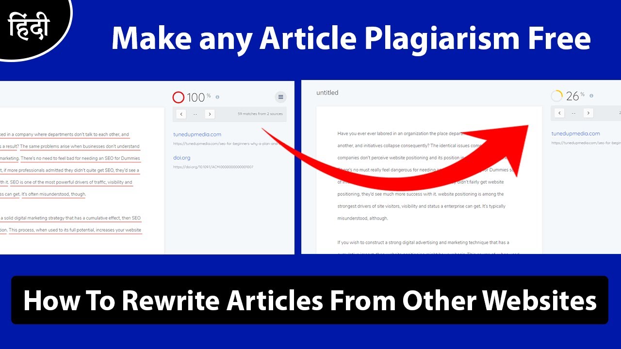 How To Rewrite Articles From Other Websites Make any Article Plagiarism Free 2020