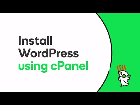 Install WordPress using cPanel | GoDaddy