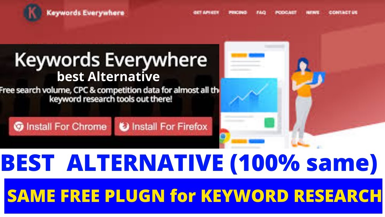 KEYWORDS EVERYWHERE Alternative Plugin !! Keyword Everywhere Not Working [ 100% Free SOLUTION]