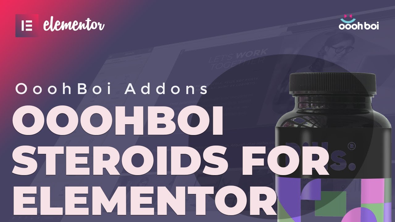 OoohBoi Steroids for Elementor add-on