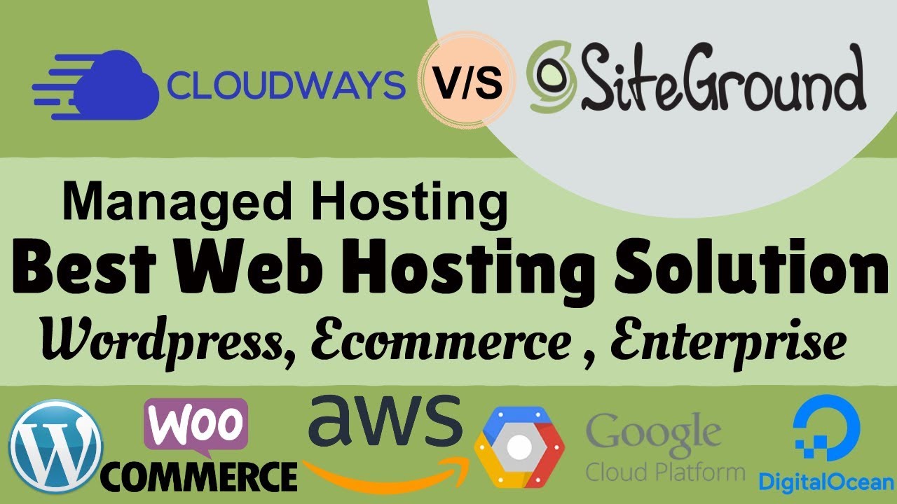 Siteground | Cloudways Tutorial | Best Wordpress & Cloud Web hosting Review | Amazon Web Service AWS