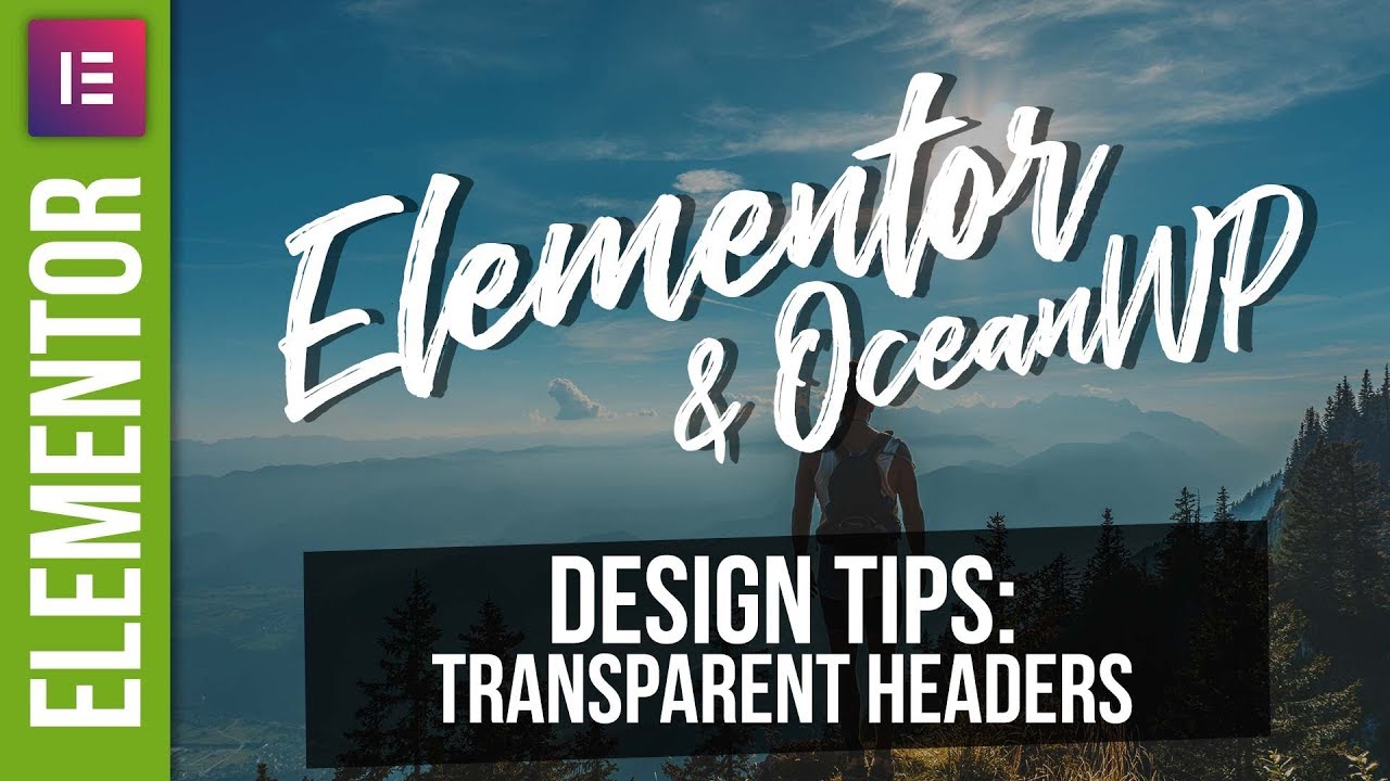 Transparent Headers in Wordpress with Elementor & OceanWP