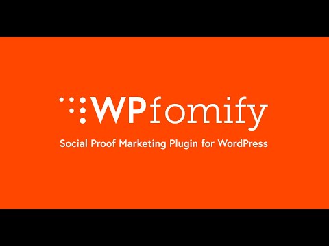 WPfomify - #1 Social Proof Plugin for WordPress