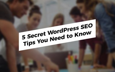 search engine optimization tips – 5 Secret WordPress SEO Tips You Need to Know