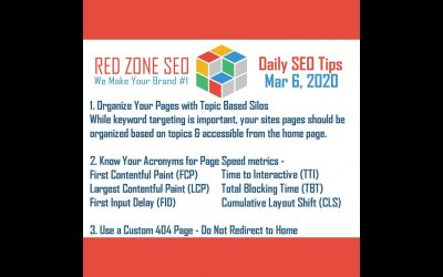 search engine optimization tips – Daily SEO Tips March 6, 2020