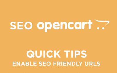 search engine optimization tips – OpenCart SEO – Quick Tips