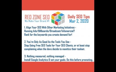 search engine optimization tips – Top 3 Daily SEO Tips – March 2, 2020