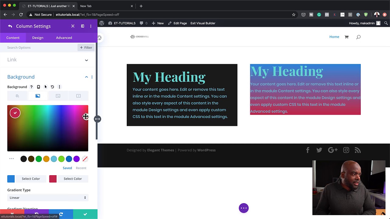 Divi Theme Tutorial - Customising the Text module