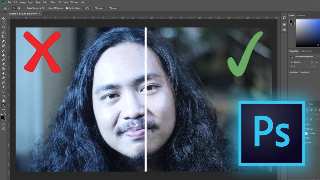 Memperbaiki White Balance Di Adobe Photoshop