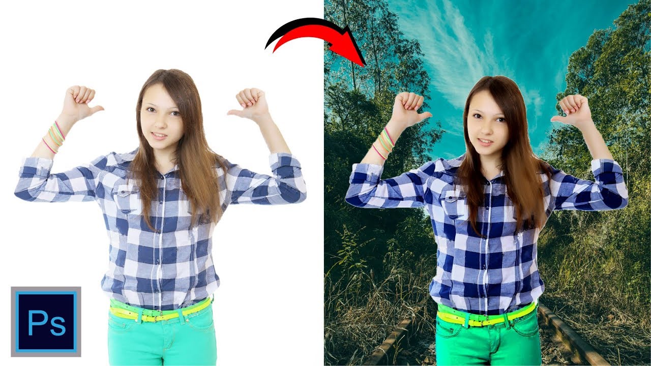 Professional photo Editing || How to Change background in Photoshop tutorial