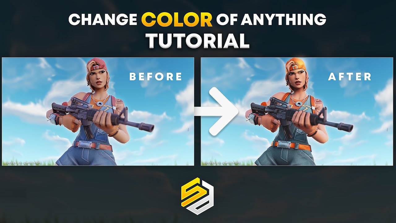 Photoshop Tutorial: How to Change The Color of ANYTHING