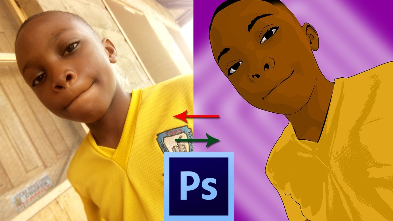 Cartoon your images easily in Photoshop - Beginner tutorial