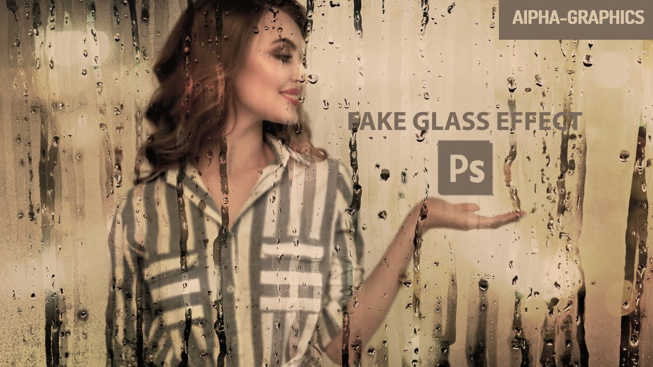 How to make Fake_Glass_Effect in Photoshop2017  | Photoshop Tutorials