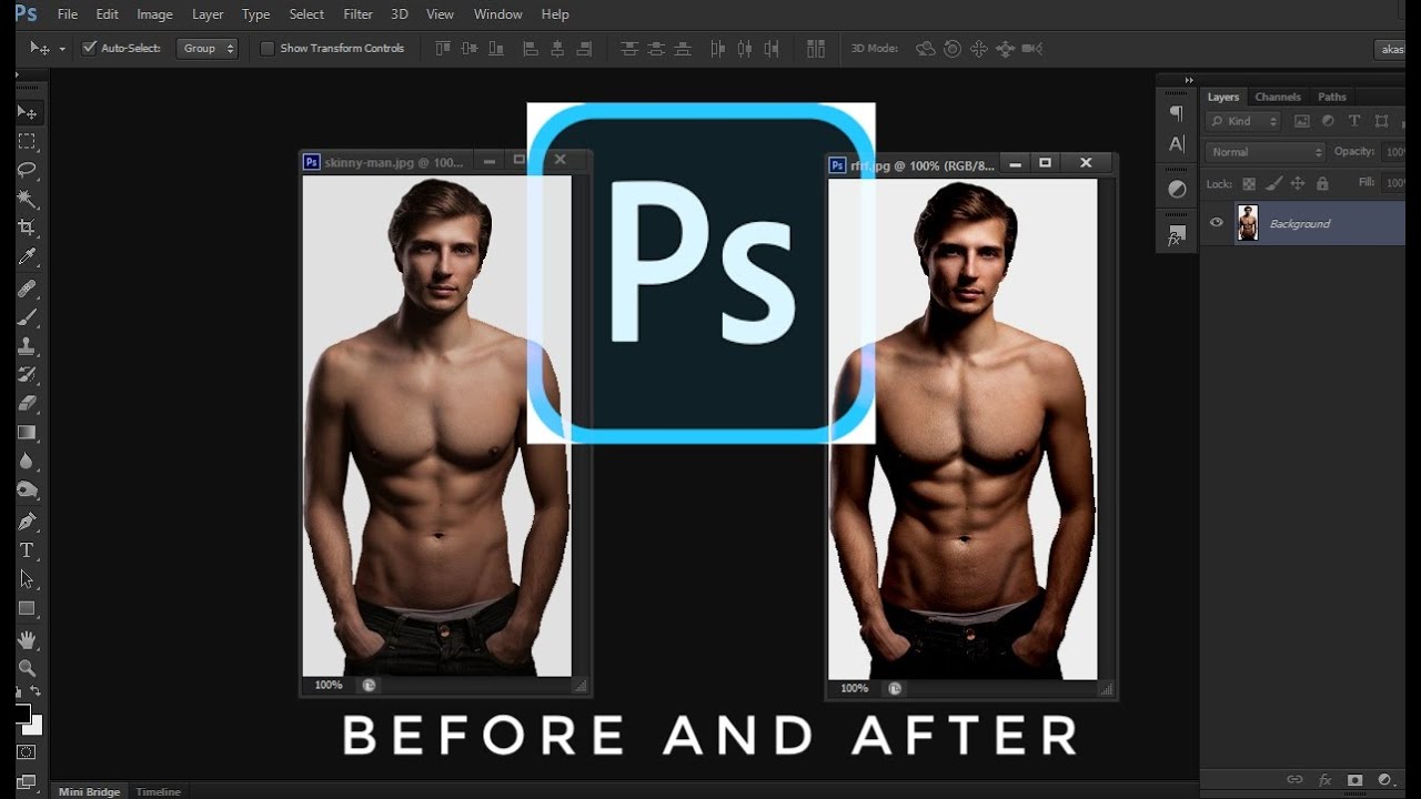 skinny to ripped photoshop tutorial.