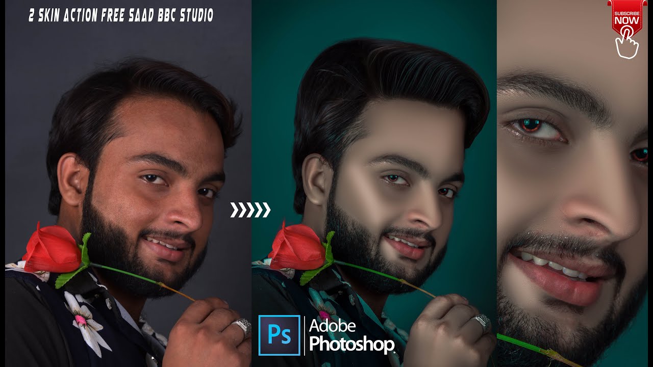 adobe photoshop tutorials beginners High-End Retouching 2 Action Free Dark Skin Retouching Tutorial