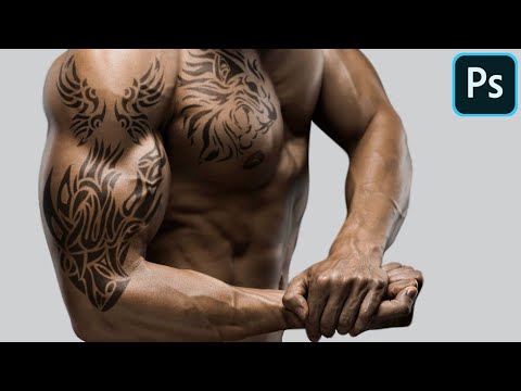 How to  add realistic Tattoo in Photoshop -  Photoshop Tutorial