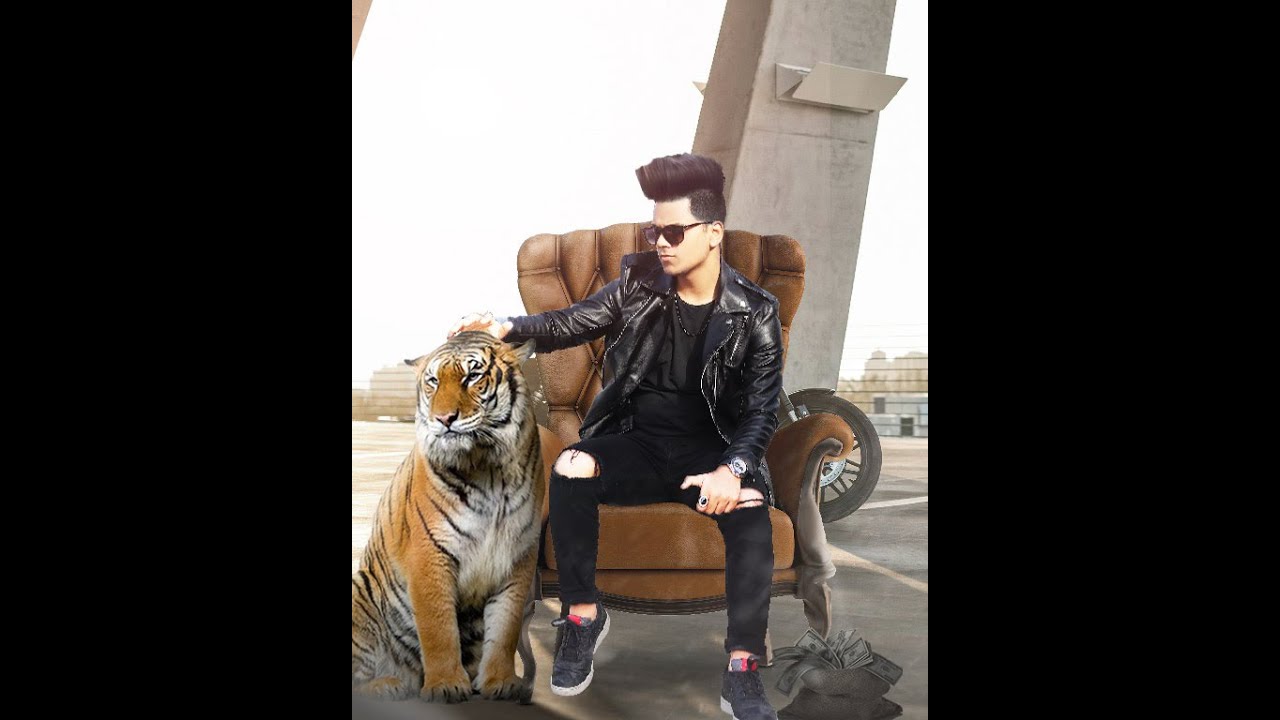 Tiger Photo Editing in Adobe Photoshop Step By Step in  R Editz