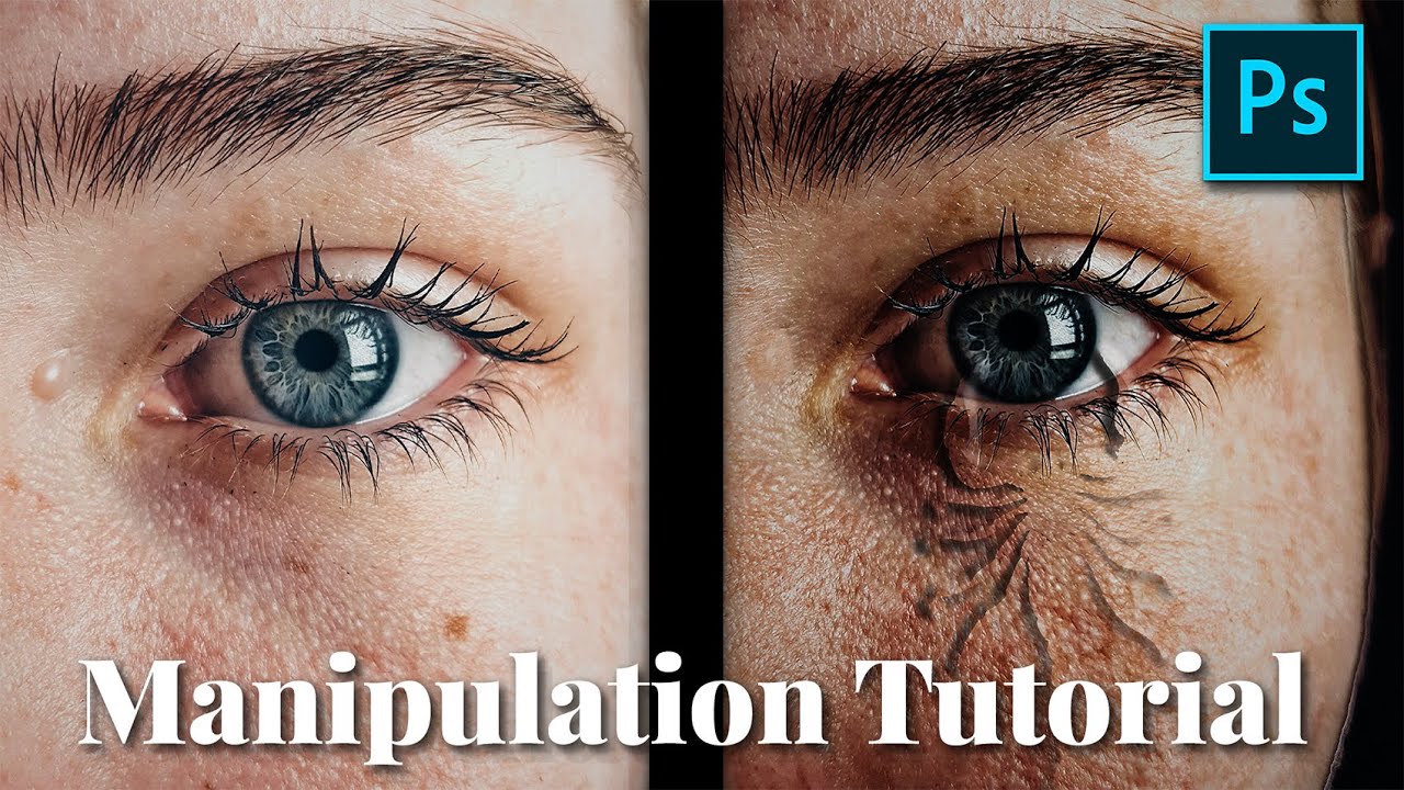 Scorpion Under Eye Manipulation Tutorial || Photoshop Tutorial