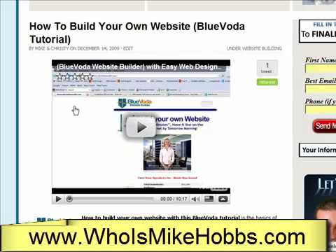 How To Build Your Own Website in less then 30 minutes