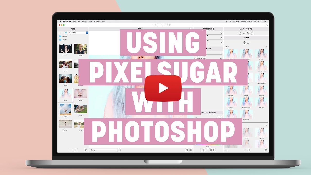 Using PixelSugar with Adobe Photoshop