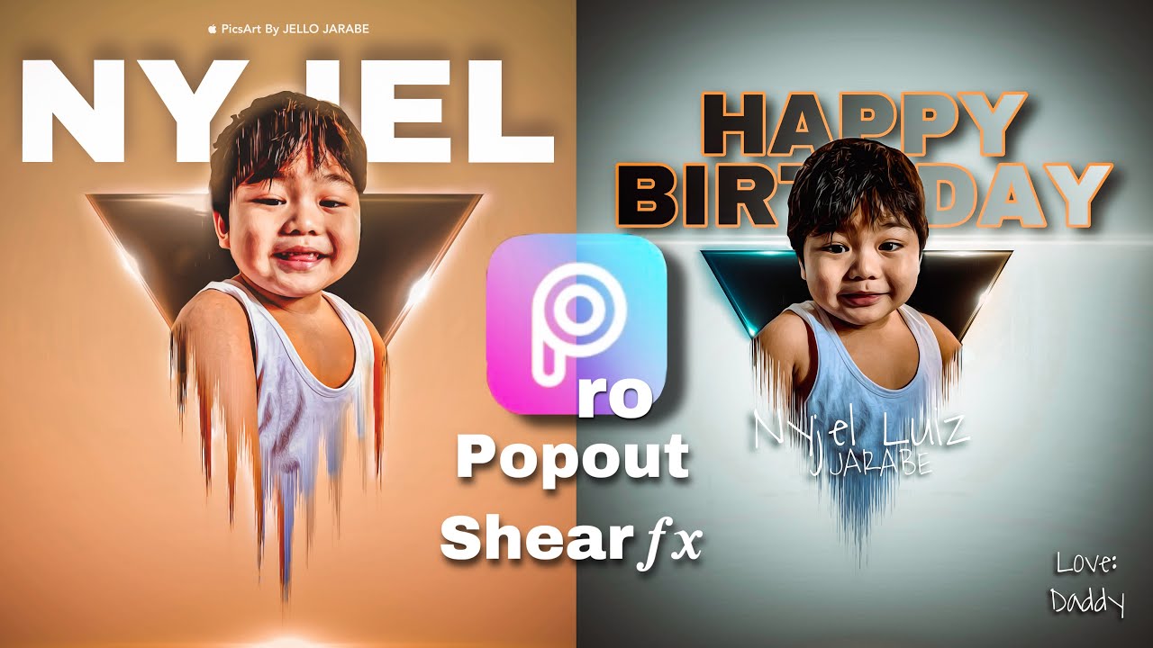 Picsart Popout Shear effect Tutorial | Picsart Professional Editing 2020 | No photoshop needed