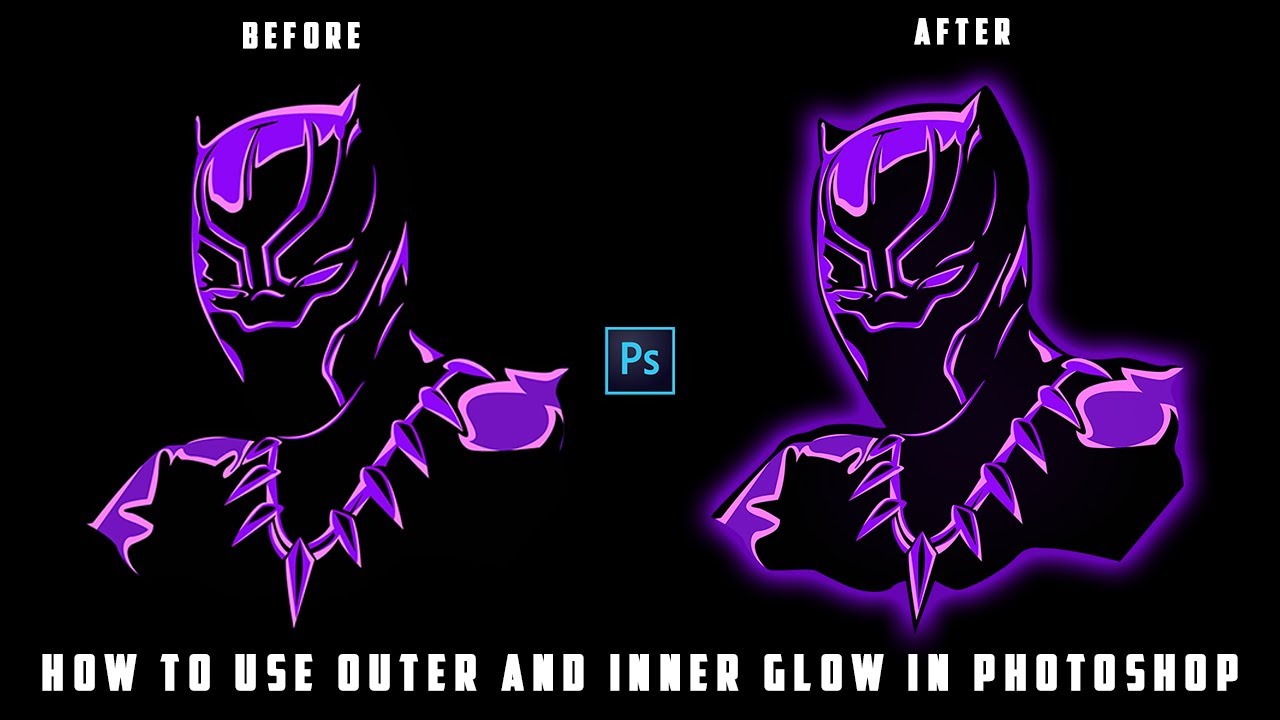 How to use outer and inner glow in Photoshop | Adobe Photoshop | Outer/Inner Glow