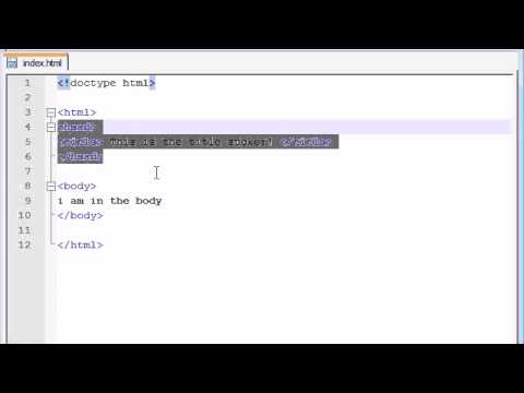 XHTML and CSS Tutorial - 3 - body and headers