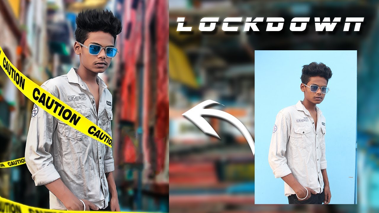 LOCKDOWN CONCEPT - Photo Tutorial in Photoshop || The Noob Artist