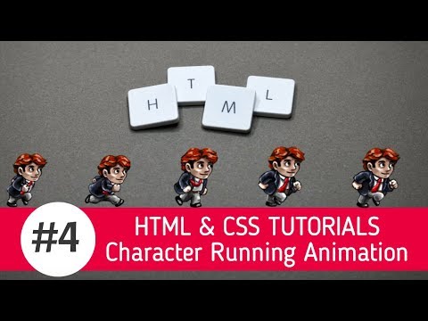 Cartoon Character running on Road via HTML and Css | HTML and CSS Animation |  HTML Tutorials