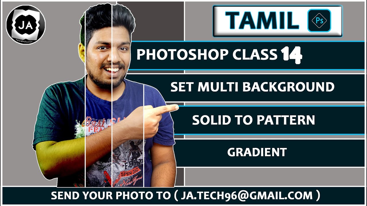 How to Change Multi Background in Photoshop | How to Learn Photoshop Tutorial in Tamil | Class 14