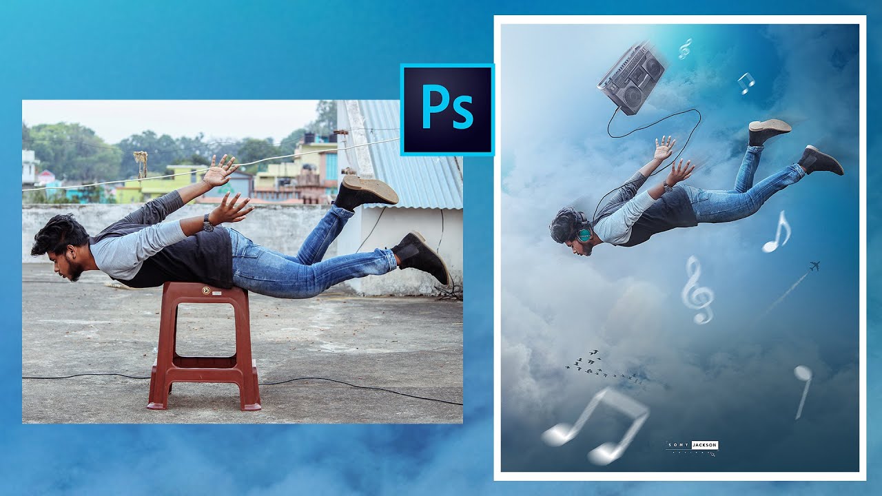 Photoshop Manipulation || Instagram Viral Creative Photo Editing Tutorial || Sony Jackson