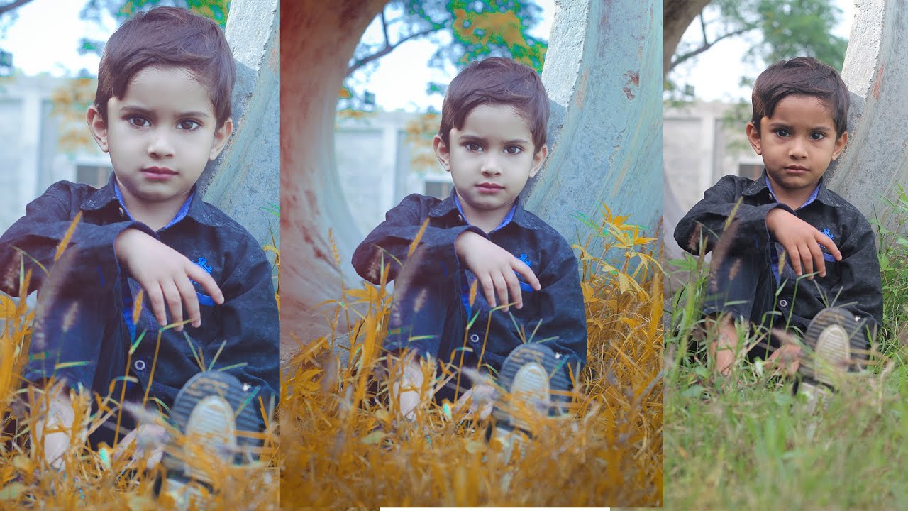 How to edit outdoor photo and color correction tutorial Photoshop