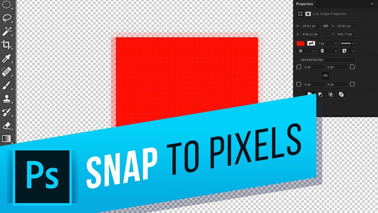 How to Use Snap to Pixels in Photoshop